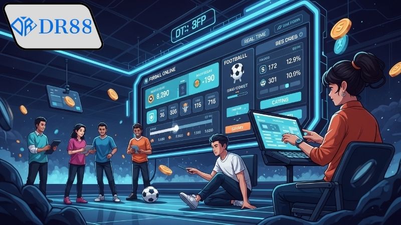 Các bước xem bóng đá trực tuyến DR88