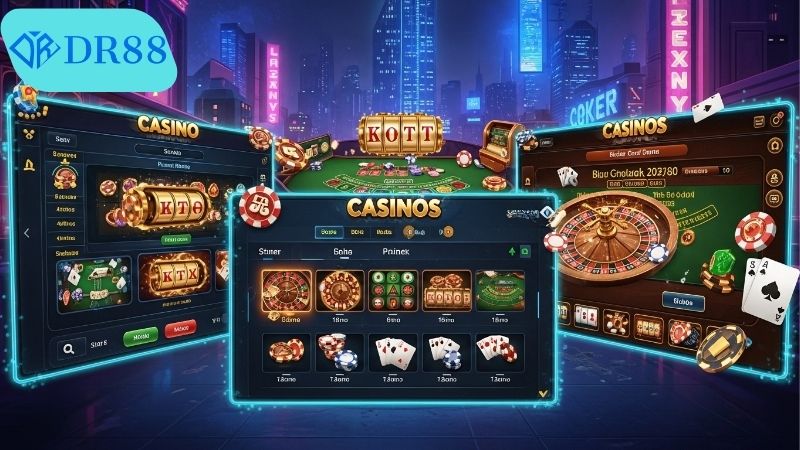 Cược casino trực tuyến DR88 với đa dạng sản phẩm hấp dẫn