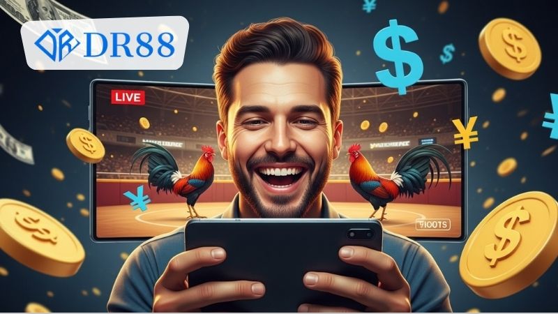 đá gà cựa dao trực tiếp DR88