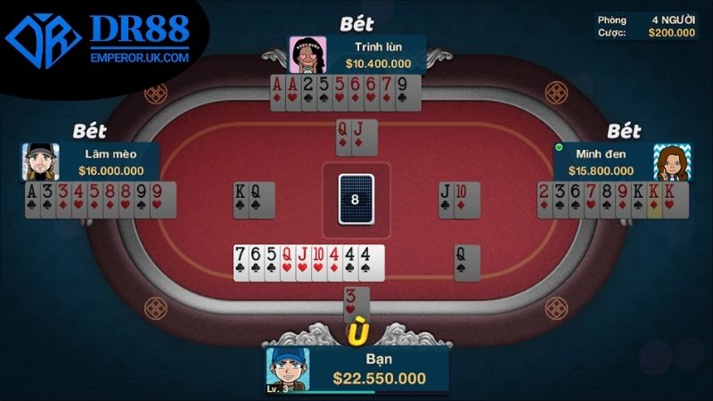 Hướng dẫn đánh Phỏm DR88 với chiến thuật hiệu quả