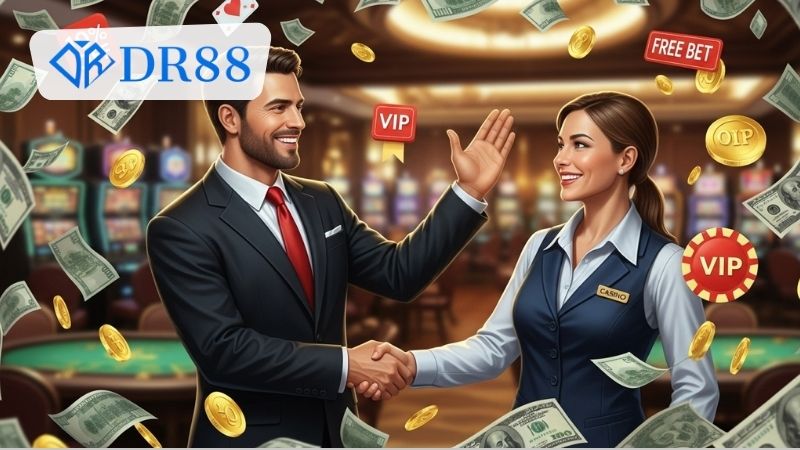 Các mức giảm giá cược cho khách hàng thân thiết DR88