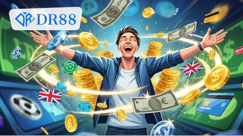 Nhận phần thưởng ngẫu nhiên khi đăng nhập nhà cái DR88