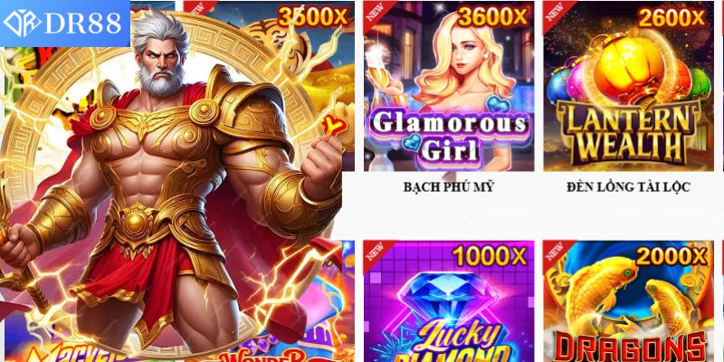 Slot nổ lớn, kho báu ngập tràn tại DR88