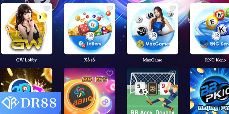 Vô vàn thể loại đi kèm phần thưởng cực khủng mỗi trò chơi